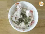Flaky cones with salmon and cream cheese - Video recipe ! - Preparation step 5
